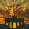 Abstract Brandenburg Gate Diamond Paintings