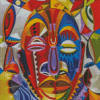 Abstract African Faces Diamond Paintings