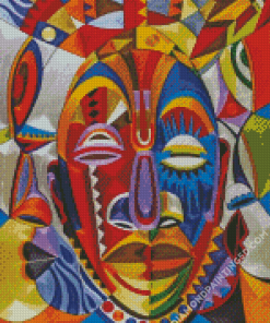 Abstract African Faces Diamond Paintings