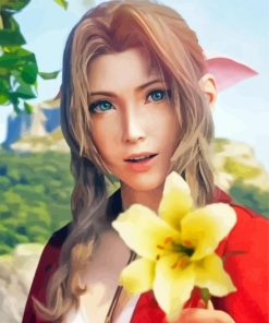 Aerith Gainsborough Character Diamond Paintings