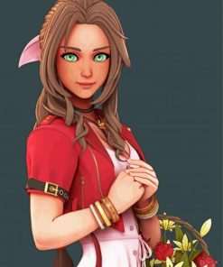 Aerith Gainsborough Final Fantasy Diamond Paintings