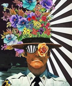 Aesthetic Floral Man Diamond Paintings