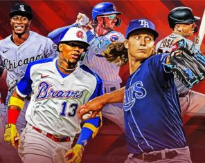 Aesthetic MLB Player Diamond Paintings