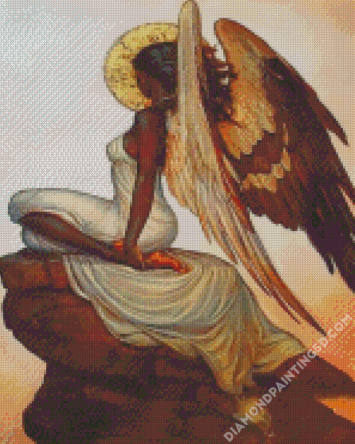 Aesthetic Black Angel Diamond Paintings