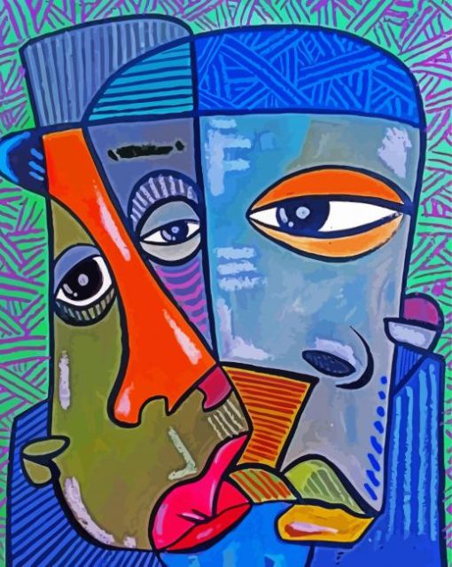 African Abstract People Faces Diamond Paintings