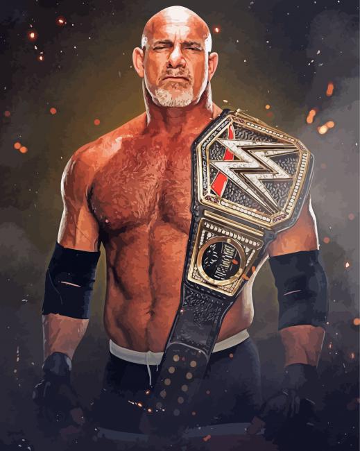 American Professional Wrestler Bill Goldberg Diamond Paintings