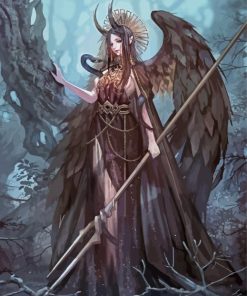 Anime Black Angel Diamond Paintings