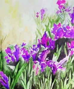 Aesthetic Iris Field Art Diamond Paintings