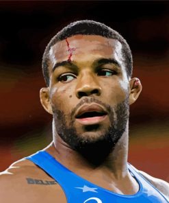 Athlete Jordan Burroughs Diamond Paintings