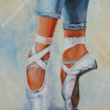 Ballet Pointe Shoes Diamond Paintings