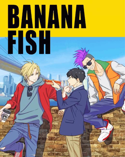 Banana Fish Characters Diamond Paintings