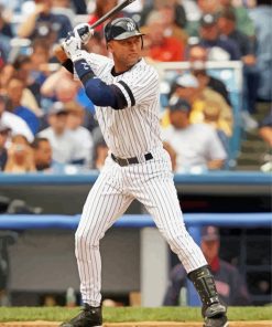 Baseballer Shortstop Derek Jeter Diamond Paintings