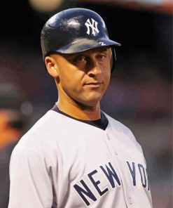 Baseballer Shortstop Derek Jeter Diamond Paintings