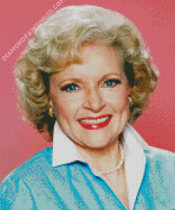 Beautiful Betty White Diamond Paintings