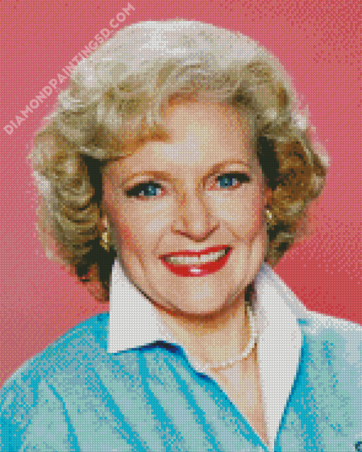 Beautiful Betty White Diamond Paintings