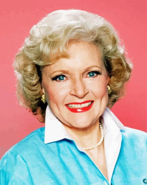 Beautiful Betty White Diamond Paintings