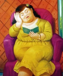 Big Woman Reading Diamond Paintings