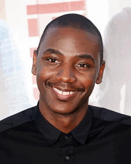 Black And White Jerrod Carmichael Diamond Paintings