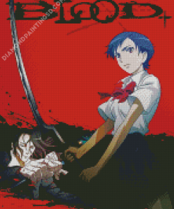 Blood Plus Anime Poster Diamond Paintings