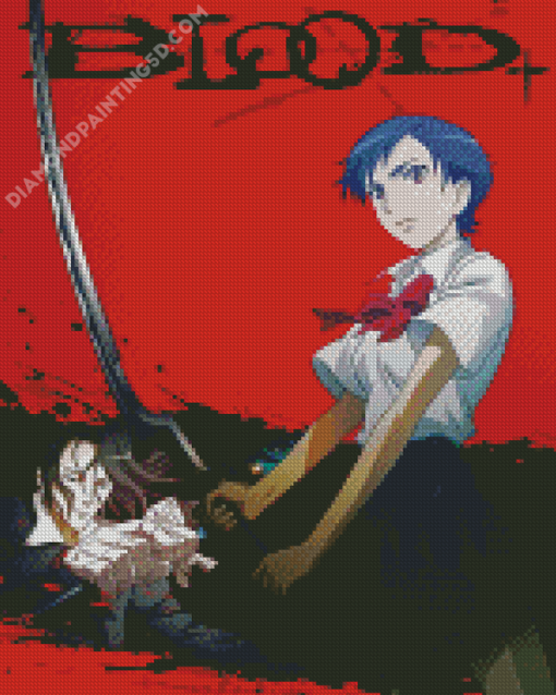 Blood Plus Anime Poster Diamond Paintings