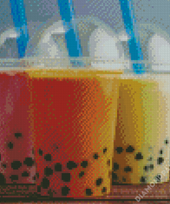 Bobba Tea Drinks Diamond Paintings