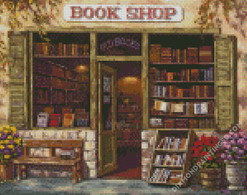 Book Shop Diamond Paintings