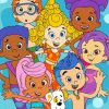 Bubble Guppies Characters Art Diamond Paintings