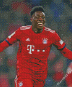 Canadian Footballer Alphonso Davies Diamond Paintings