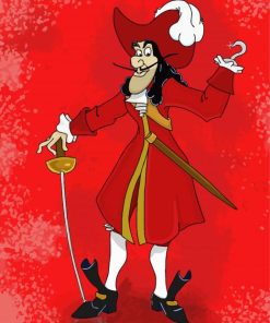 Captain Hook Art Diamond Paintings