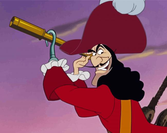 Captain Hook Character Diamond Paintings