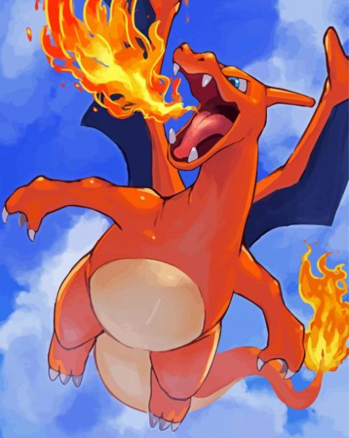 Charizard Fire Dragon Diamond Paintings