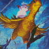 Chocobo Illustration Diamond Paintings