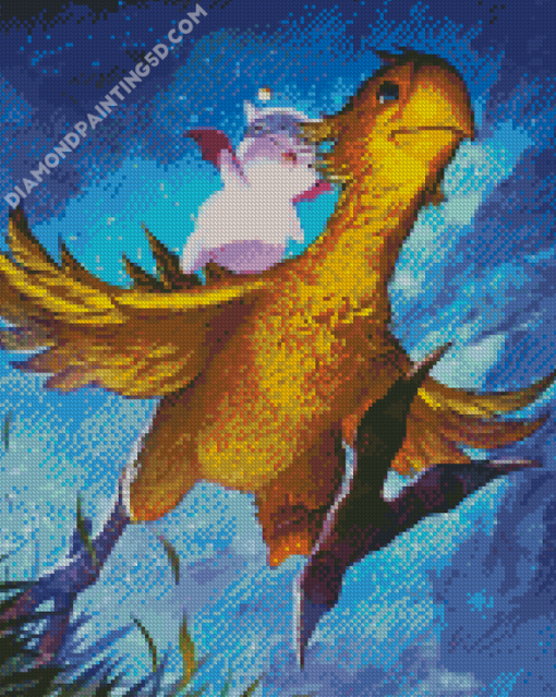 Chocobo Illustration Diamond Paintings