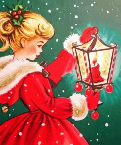 Christmas Girl Diamond Paintings