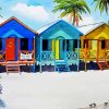 Colorful Beachhouse Diamond Paintings