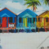 Colorful Beachhouse Diamond Paintings