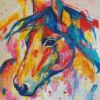 Colorful Horses Diamond Paintings