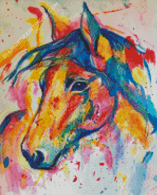 Colorful Horses Diamond Paintings