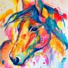 Colorful Horses Diamond Paintings