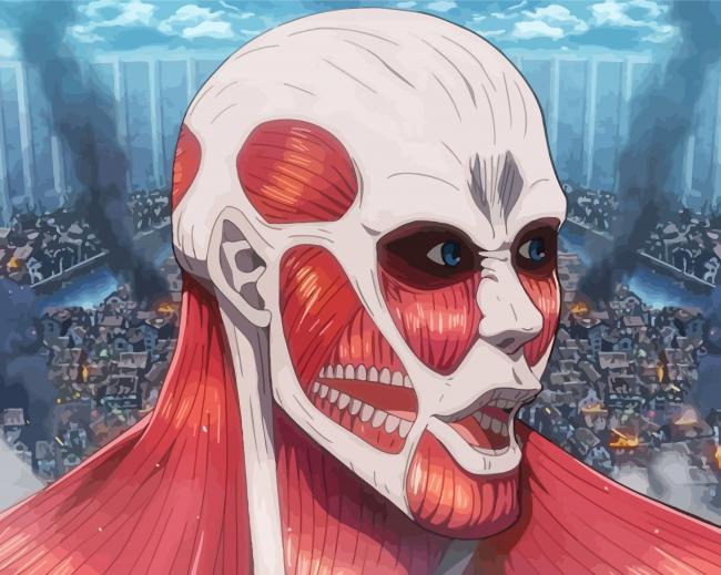 Colossal Titan Anime Character Diamond Paintings