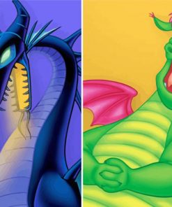 Cartoon Dragons Diamond Paintings