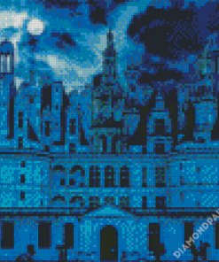 Creepy Castle Night Diamond Paintings