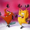 Daggett And Norbet Angry Beavers Diamond Paintings