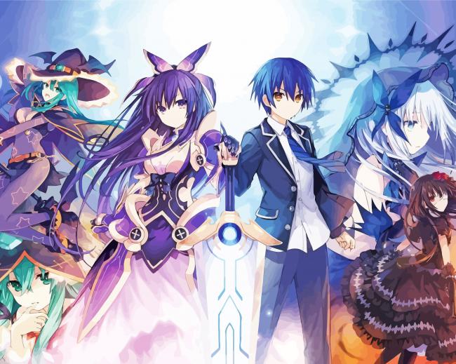 Date A Live Anime Serie Diamond Paintings