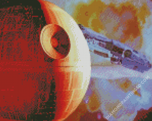 Death Star In Star Wars Diamond Paintings