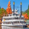 Disneyland Steamboat Diamond Paintings