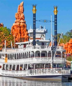 Disneyland Steamboat Diamond Paintings