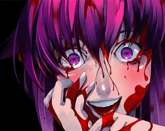 Doki Doki Literature Club Bloody Yuri Diamond Paintings