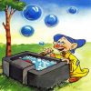 Dopey Blowing Bubles Diamond Paintings