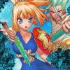 Dr Stone Anime Poster Diamond Paintings